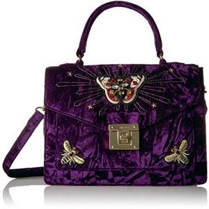 Beautiful purple violet side bag